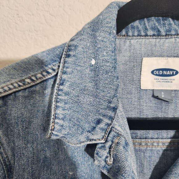 Old Navy Denim Jean Jacket Womens Small - Picture 5 of 14